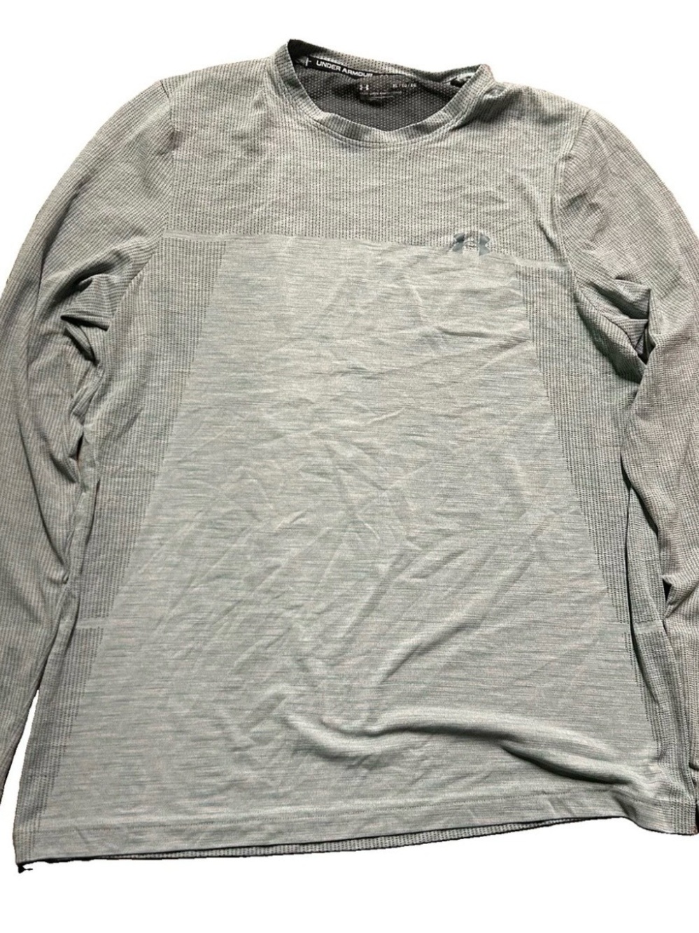 Men’s Under Armour Grey Long Sleeve Fitted Shirt Size XL